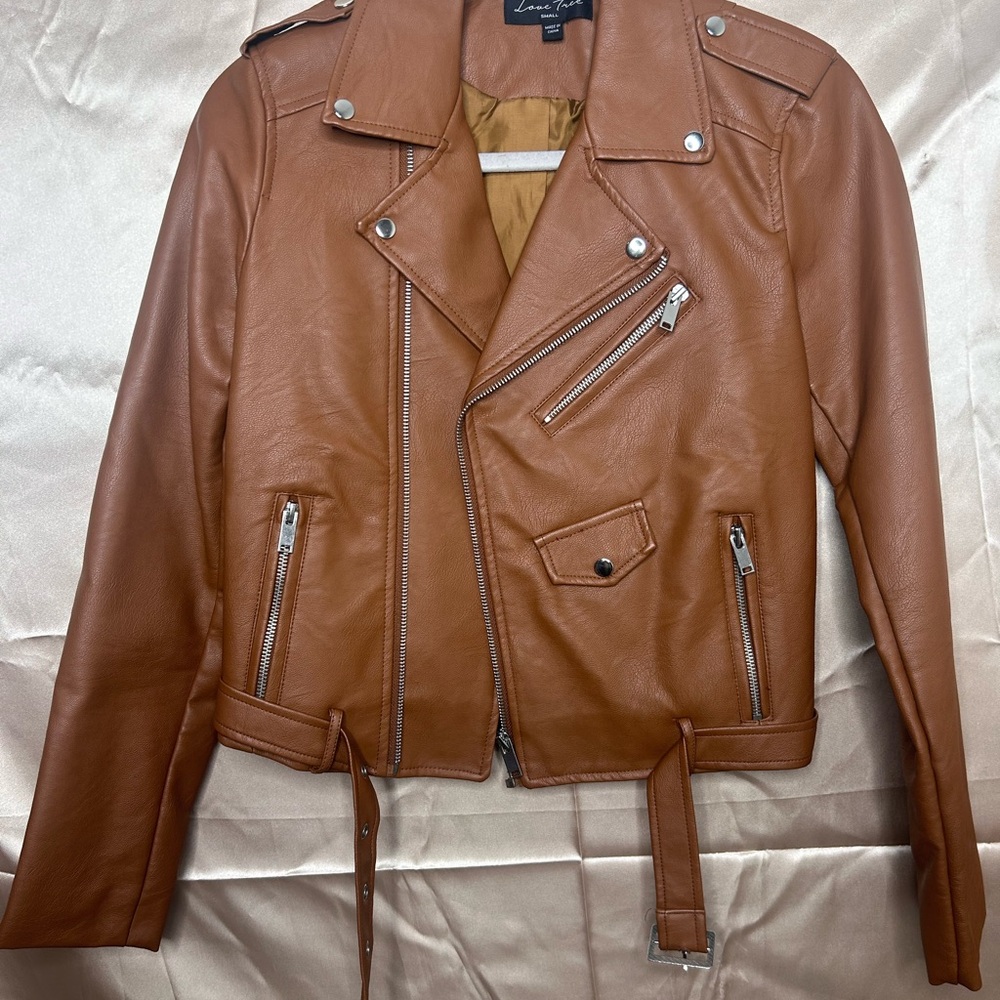 Women's Brown Leather Jacket